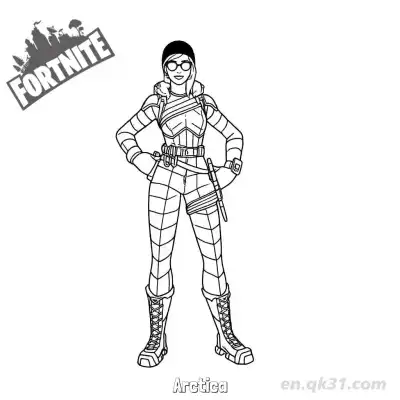 Free printable Arctica 01 Coloring Page - Free PDF Printable Fortnite Coloring Sheets coloring page